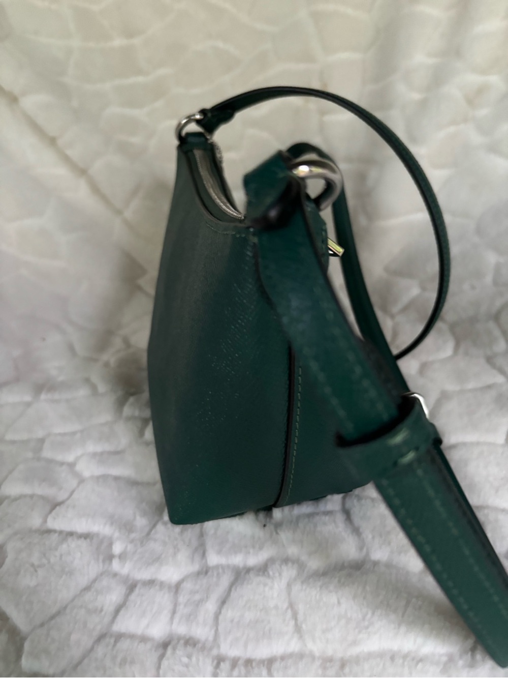 Coach Zip Tote Crossbody Bag Emerald Green - Picture 9 of 14